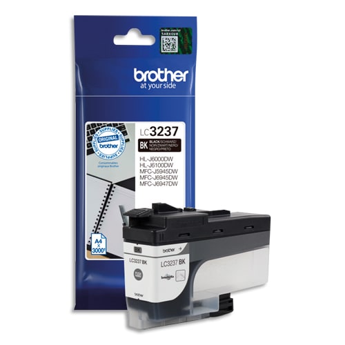 BROTHER Cartouche Jet d'encre Noir LC3237BK photo du produit Principale L