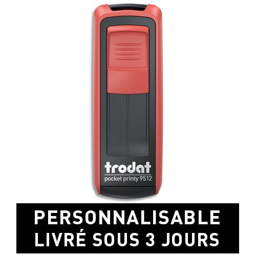 TRODAT MOBILE PRINTY 9512 - 5 lignes - tampon société personnalisable empreinte 47x18mm photo du produit