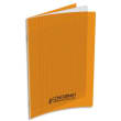 CONQUERANT C9 Cahier piqûre 17x22cm 32 pages 90g grands carreaux Seyès. Couverture polypropylène Orange photo du produit