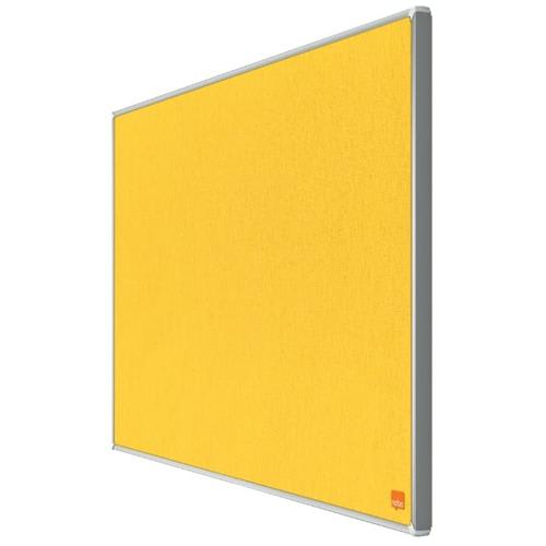 NOBO Tableau d'affichage Widescreen en feutre Impression Pro - 1550 x 870 mm - jaune - 1915432 photo du produit Secondaire 1 L