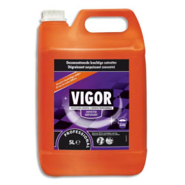 VIGOR Bidon de 5 Litres Nettoyant Détergent surpuissant dégraissant concentré PH11 photo du produit