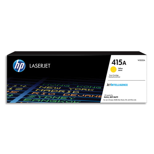 HP Cartouche laser 415A Jaune W2032A photo du produit Principale L