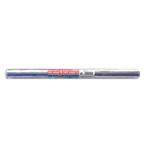 OXFORD Rouleau couvre livre transparent 1x5m 50 microns