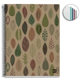 Cahier recyclé spirale oxford touareg a5 14 8 x 21 cm - petits