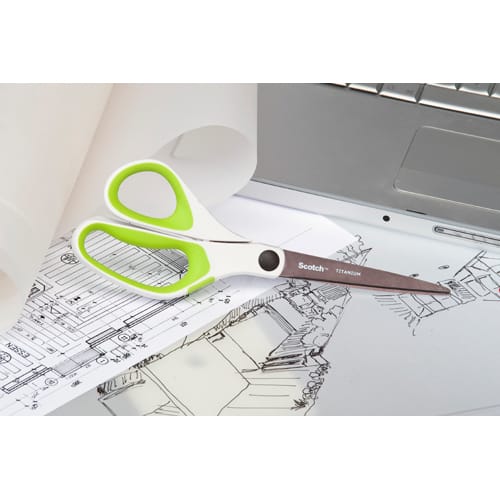 Ciseaux FISKARS TITANIUM anti-adhésifs 21cm pour droitier