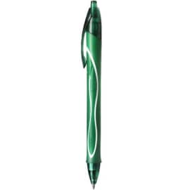 BIC Intensity Quick Dry Stylos-Gel Rétractables Pointe Moyenne (0,7 mm). Couleur Verte photo du produit