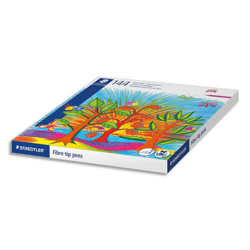 STAEDTLER Classpack carton 144 feutres coloriage Noris Club pointe 1 mm assortis photo du produit Principale L