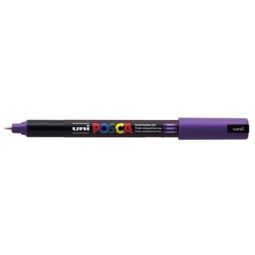 POSCA MARKER Marqueur pointe calibrée extra-fine, à base d'eau, encre à pigmentation Violet photo du produit Principale L