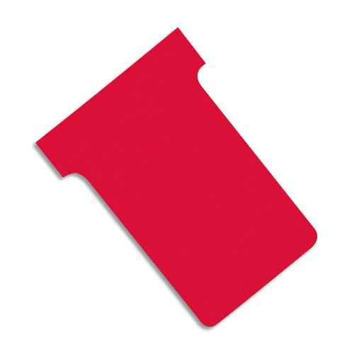 VALREX Etui de 100 fiches T indice 1,5 Rouge photo du produit Principale L