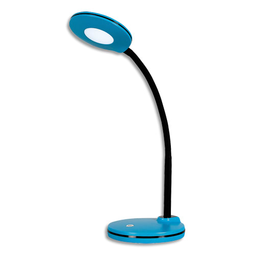 HANSA Lampe LED Splash Lagoon,avec variateur. Dim. Tête D10,5 cm, bras flexible H32 cm, socle D13 cm photo du produit Principale L