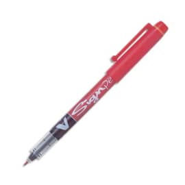 PILOT Stylo-feutre pointe en nylon largeur de trait 0,6 mm encre liquide Rouge V-SIGN PEN photo du produit