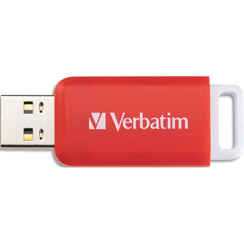 VERBATIM Clé DATABAR USB 2.0 Rouge 16Go photo du produit Principale L