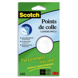 SCOTCH Pochette de 64 pastilles invisible dots photo du produit