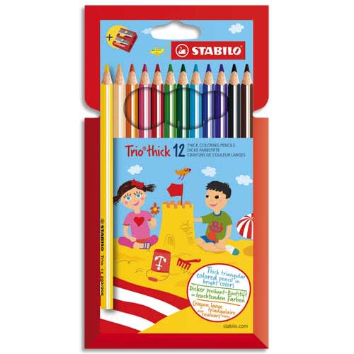 Bic Kids crayon de couleur Ecolutions Evolution 12 crayons en étui