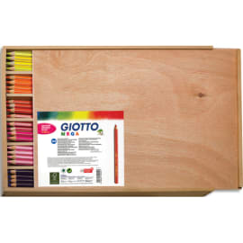 GIOTTO Schoolpack 144 crayons gros module Méga PEFC couleurs assorties photo du produit