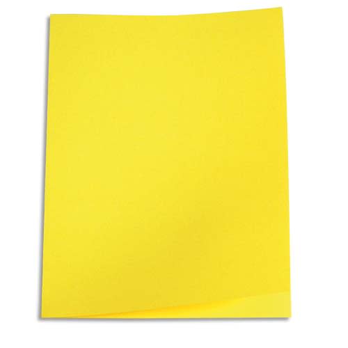 PERGAMY Paquet de 250 sous-chemises papier 60 grammes coloris Jaune vif photo du produit Principale L