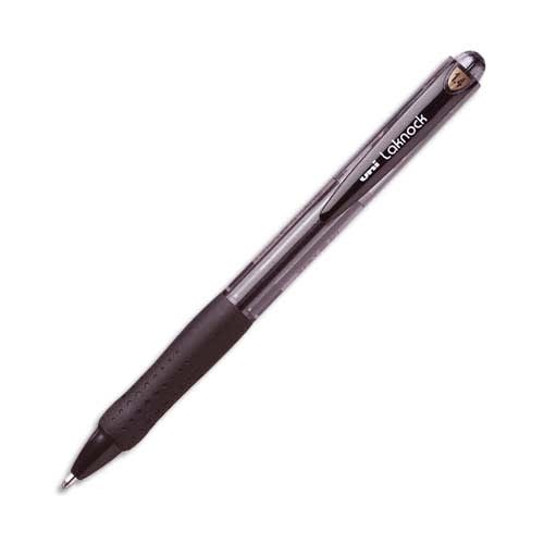 UNI-BALL Stylo bille rechargeable pointe large rétractable encre Noire corps avec grip LAKNOCK photo du produit Principale L