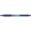 BIC Softfeel Stylos-Bille Rétractables Pointe Moyenne (1,0 mm) - Bleu photo du produit Secondaire 1 S