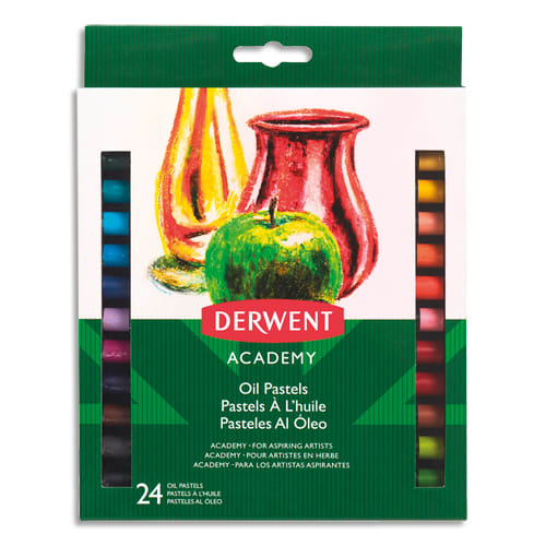 DERWENT ACADEMY Set de 24 pastels à l'huile, couleurs assorties photo du produit Principale L
