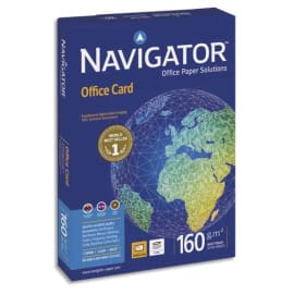 NAVIGATOR Ramette 250 feuilles papier extra Blanc Navigator Office Card A3 160G CIE 169 photo du produit