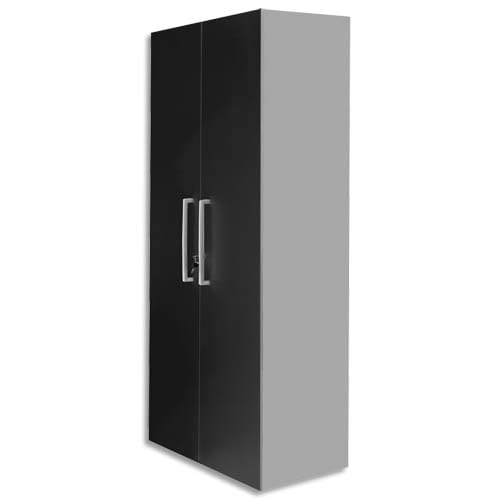 MT INTERNATIONAL Lot de 2 Portes Hautes pour 2 modules MT1 Elégance - Dim 1 porte L39,7 x H159,5 cm Noir photo du produit Principale L