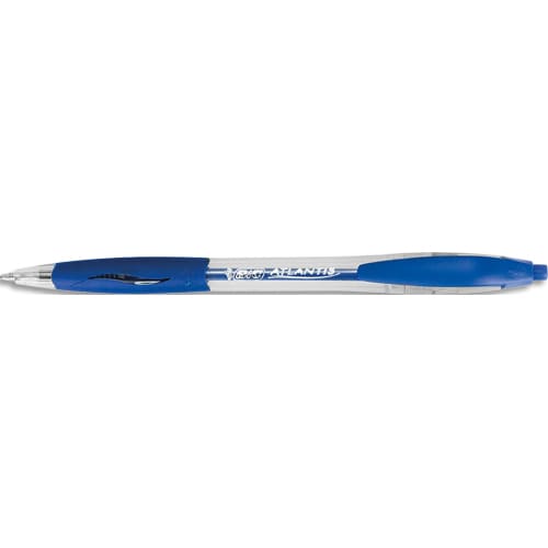 BIC Atlantis Classic Stylos-Bille Rétractables Pointe Moyenne (1,0 mm) - Bleu photo du produit