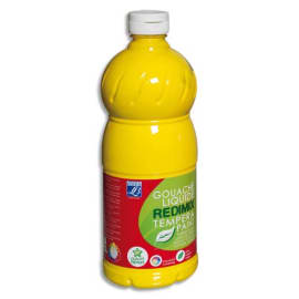 LEFRANC BOURGEOIS Gouache liquide 1 litre Jaune primaire photo du produit