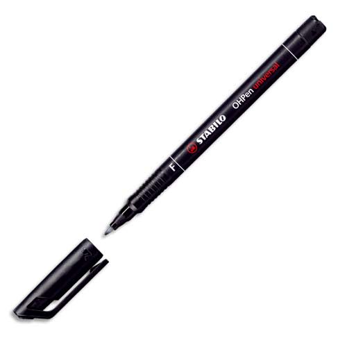 STABILO OHPen marqueur permanent pointe fine (0,7 mm) - Noir