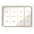 NOBO Vitrine d'affichage porte battante magnétique Premium Plus - 8 x A4 - 1902559 photo du produit Secondaire 2 S