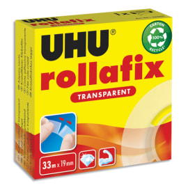 UHU Recharge rouleau adhésif Rollafix transparent 33mx19mm photo du produit