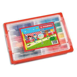 STABILO power feutre de coloriage - Schoolpack de 144 feutres - Coloris assortis photo du produit