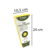 EXACOMPTA Paquet de 100 intercalaires trapèze Jaune. Perforation 2 trous photo du produit Secondaire 1 S