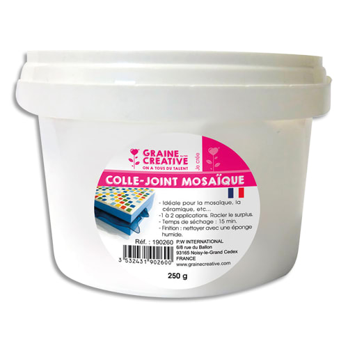 GRAINE CREATIVE Pot de 250g de colle joint pour mosaïque photo du produit Principale L