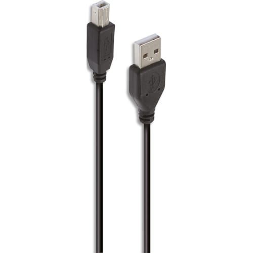 APM Câble imprimante USB 2.0 USB-A/USB-B 5m Noir 570302 photo du produit Principale L