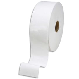 Colis de 12 Mini rouleaux de Papier toilette Jumbo 2 plis L150m Largeur 19 cm Blanc photo du produit