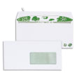 GPV Boîte de 200 enveloppes recyclées extra Blanches Erapure, format DL 110x220mm fenêtre 45x100mm 80g photo du produit