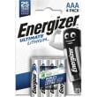 ENERGIZER Pile Ultimate Lithium AAA LR03, pack de 4 piles photo du produit