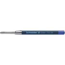 SCHNEIDER Recharge bille slider 755 XB - Encre viscoglide Bleu photo du produit