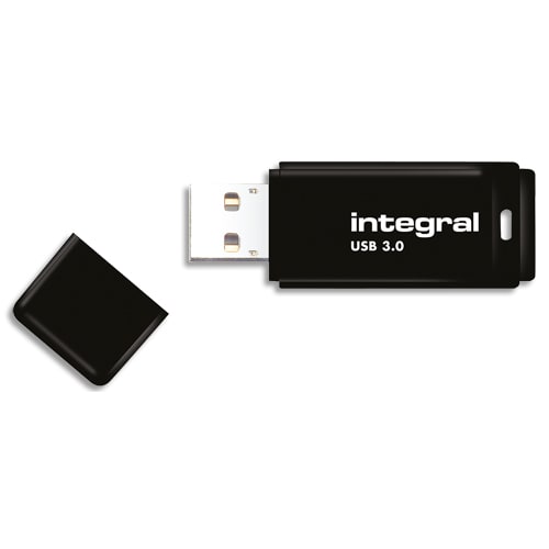 INTEGRAL Clé USB 3.0 128Go Black INFD128GBBLK3.0 photo du produit Principale L