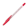 PILOT Stylo à bille rechargeable pointe moyenne encre Rouge corps plastique cristal avec capuchon BP-SM photo du produit