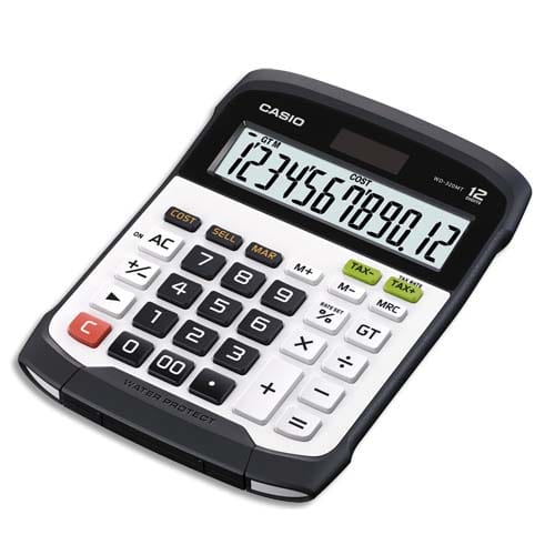 CASIO Calculatrice maxi bureau étanche eau et poussiere 12 chiffres WD-320MT photo du produit Principale L