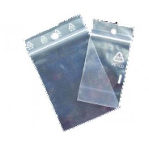 Sachet plastique à fermeture zip Transparent 50µm 60 mm x 80 mm photo du produit Principale L