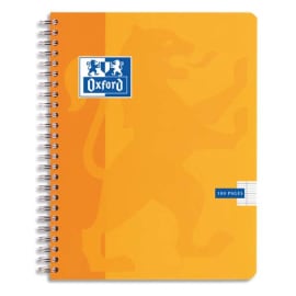 Cahier Clairefontaine Metric - reliure spirales - 110 x 170 cm - 100 pages  - petits carreaux - papier 90g