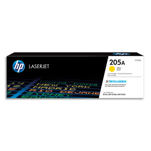 HP 205A CF532A Toner Jaune Authentique pour HP Color LaserJet Pro M180 / M181 photo du produit