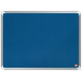 NOBO Tableau d'affichage en feutre Premium Plus - 600 x 450 mm - bleu - 1915187 photo du produit