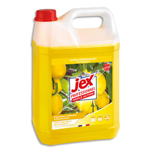 JEX PROFESSIONNEL Bidon de 5 litres dégraissant triple action multi-surfaces Pays Niçois photo du produit