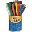 BIC KIDS Visa Feutres de Coloriage à Pointe Fine - Couleurs Assorties, Pot de 36 photo du produit