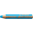 STABILO woody 3in1 crayon de couleur multi-surfaces mine extra-large (10 mm) - Cyan photo du produit