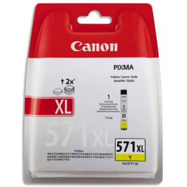 CANON Cartouche Jet d'encre CLI-571XL Jaune 0334C001AA photo du produit