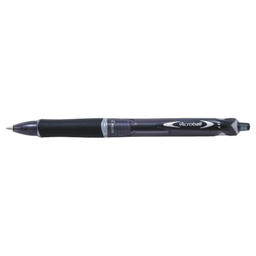 PILOT Stylo bille Acroball Clip plastique, pointe Fine. BEGREEN. Coloris Noir photo du produit Principale L